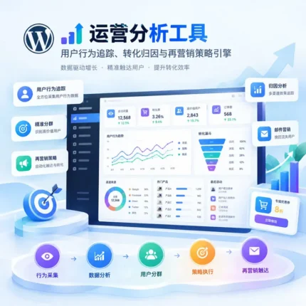 运营分析工具 - 用户行为追踪、转化归因与再营销策略引擎