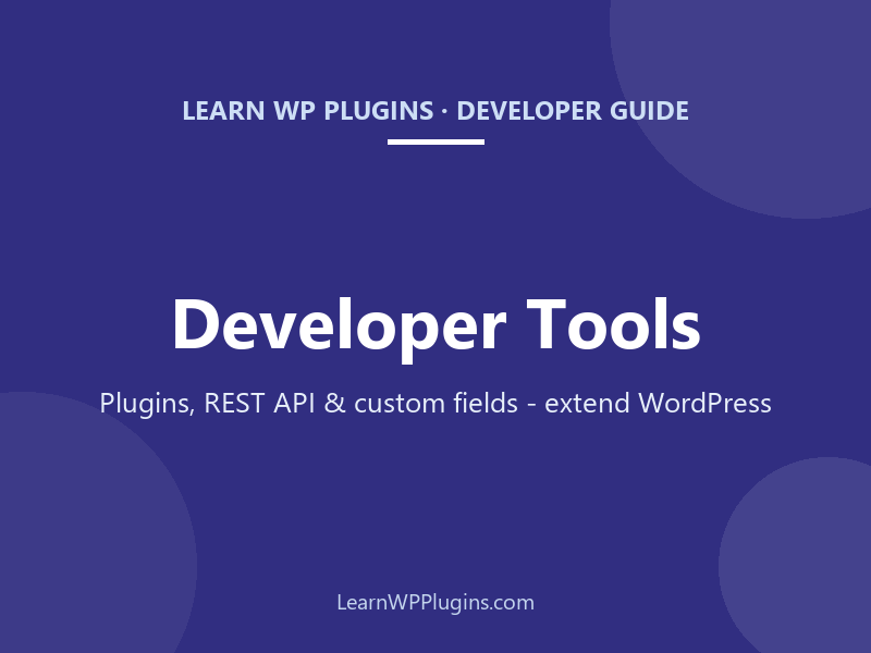 Developer Tools