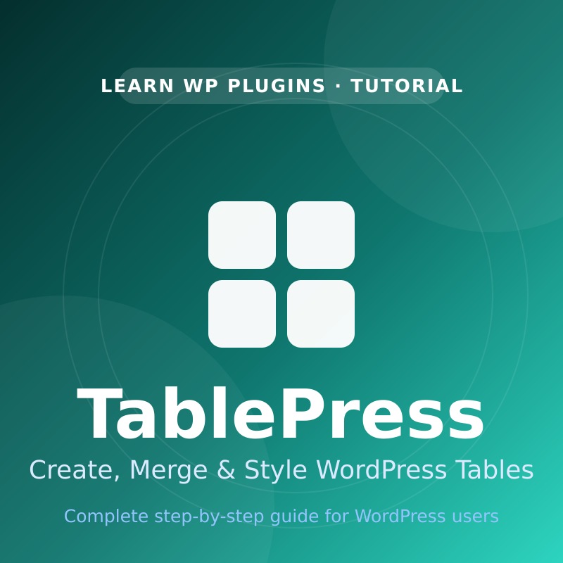 TablePress plugin tutorial: create, merge and style WordPress tables step by step